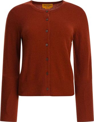 Guest In Residence Cardigan a coste - Rosso