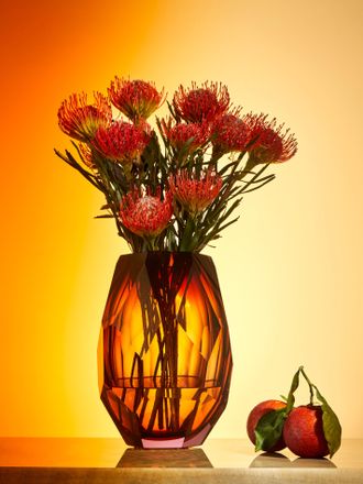 Moser Montagne Hand-Blown Crystal Vase (12in/30cm)