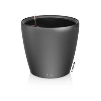 Lechuza Jardiniere - Classico Premium Ls 21 - Kit Complet - Anthracite M&eacute;tallis&eacute; - 3 L - Lechuza