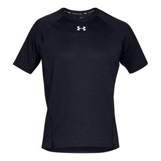 Under Armour Mens Under Armour Qualifier Running Training Sports Short Sleeve Black 1326587-001