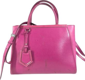 Fendi Pre-owned Handbags, female, Purple, Size: ONE SIZE Pre-owned Leather fendi-bags