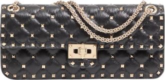 Valentino Bolso de Hombro Mediano Rockstud Spike - Bags - Mujer - Negro - ONE SIZE