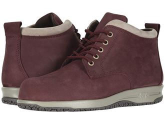 SAS Gretchen Womens Lace up casual Shoes Red/Taupe : 6.5 WW - Double Wide (D), Leather