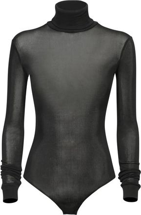 Maison Margiela Zwarte Trui Elegante Avondstijl - Dames - Bodies - Zwart - S - Tops