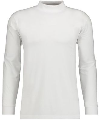 Ragman Stehkragenshirt RAGMAN, Herren, Gr. 5XL, weiss (wei&szlig;), Baumwolle, regular fit, hoch geschlossener Ausschnitt, Shirts Stehkragenshirt