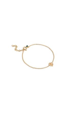 Enamel Copenhagen Four-Leaf Clover Bracelet in Gold at Nordstrom