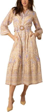 Hale Bob Linen Davina Mini Dress