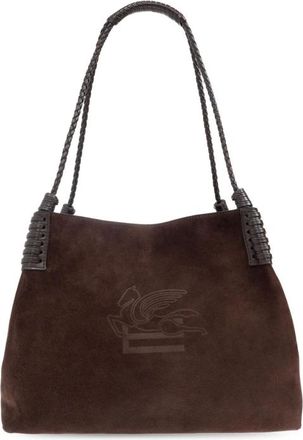 Etro Suede Shoulder Bag