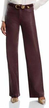 L'agence Womens Scottie Wide Leg Jean In Chocolate Coated