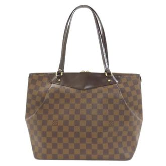 Louis Vuitton Pre-owned Tote Bags, female, Brown, Size: ONE SIZE Pre-owned Damier Tote Bag