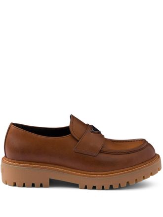 Prada Leder-Loafer