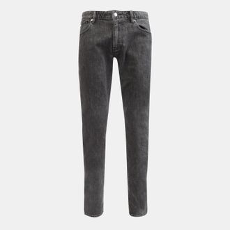 Emporio Armani Mens Skinny-Fit Jeans in Grey