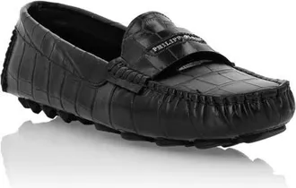 Philipp Plein Moccasins Driver Cocco Women in Black at Nordstrom, Size 36
