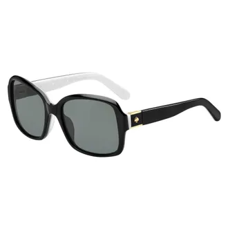 Kate Spade New York Annora Gepolariseerde Zwarte Zonnebril