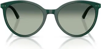 Jimmy Choo London JC5060 53mm Phantos Sunglasses in Opaline Dark Green at Nordstrom