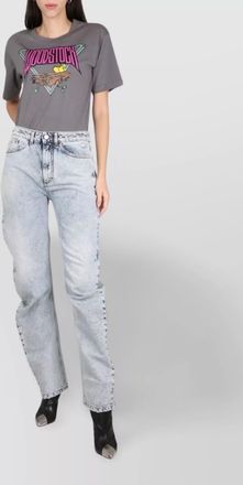 Alberta Ferretti graphic print crew neck short sleeve t-shirt