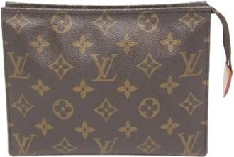 Louis Vuitton Pre-owned Toiletry Pouch - unisex - Vintage Clutch - Bruin - ONE Size - Vintage
