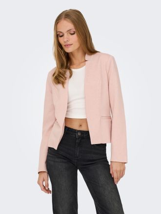 Only Kurzblazer ONLY ONLADDY L/S HARRINGBONE BLAZER CC TLR, Damen, Gr. 34, gr&uuml;n (rose smoke detail:w melange), Web, Obermaterial: 45% Polyamid, 36% Polyest