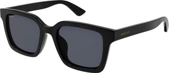 Gucci Sunglasses, male, Black, Size: 54 MM Acetate Sunglasses