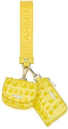 Brahmin Etta Cross Body Womens Handbags Vivid Yellow, Leather