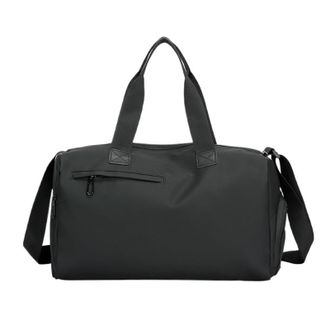 Generic Compatible For Outdoor Leisure Fitness Bag Wet And Dry Separation Travel Large Capacity Personalized Short Trip Casual Luggage(Black)