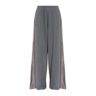 Diesel Broeken, Dames, Grijs, S, Katoen, P-Elic Trainingsbroeken