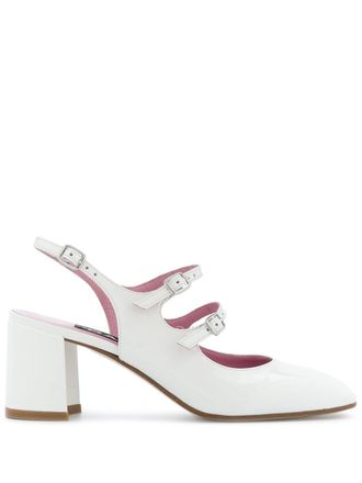 Carel Banana pumps met bandjes - Wit
