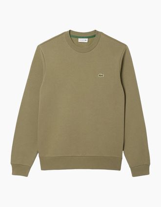 Lacoste Mens Lacoste SH9608 Crew Sweat - Green - Size: 40