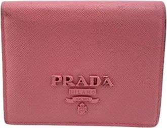 Prada Pre-owned Wallets, female, Pink, Size: ONE SIZE Pre-owned Fabric Wallet