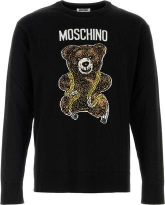Moschino Black Crew Neck Sweater