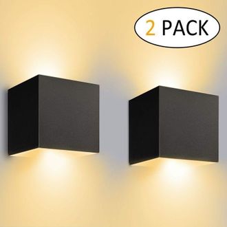 OEM L&aacute;mpara De Pared Led De 12 W Para Interiores, Luz Blanca C&aacute;lida Con &Aacute;ngulo De Haz Ajustable Para El Hogar, Pasillo, Sala De Estar Y Dormitorio (2 Unid