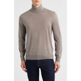 Canali Turtleneck Wool Sweater in Beige at Nordstrom Rack, Size 44 Us / 56 Eu Regular