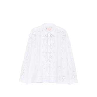 Baziszt Minister Floral-lace Shirt
