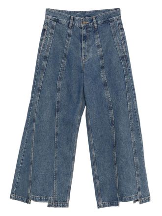 Songzio Bias cut-out jeans - men - Cotton - 44 - Blue