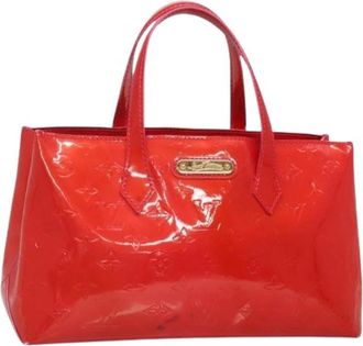 Louis Vuitton Tweedehands leren Louis Vuitton tassen - Dames - Vintage Handtas - Rood - ONE Size - Vintage