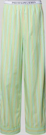 Polo Ralph Lauren Regular Fit Pyjama-Hose aus reiner Baumwolle Modell SHIRTING STRIPES in Hellgruen, Gr&ouml;&szlig;e XL
