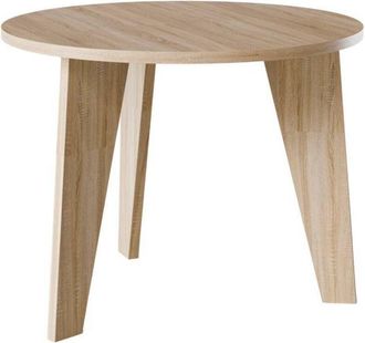 OEM Mesa Redonda Rose &Oslash;90 Cm Para Cocina, Sal&oacute;n, Comedor Roble Sonoma