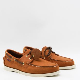 Sebago Mens Flat Shoes Brown Tan _cover Le Sole El