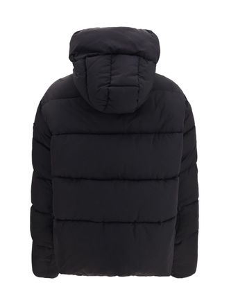 Pinko Womens Giza Down Jacket Nero Limousine Coat