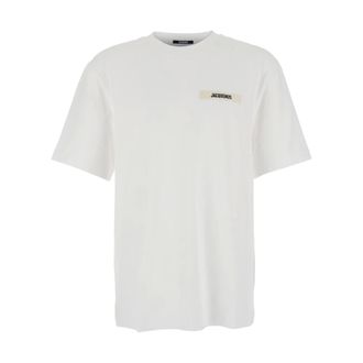 Jacquemus Hombre, Camisetas, Blanco, Talla: 2XL