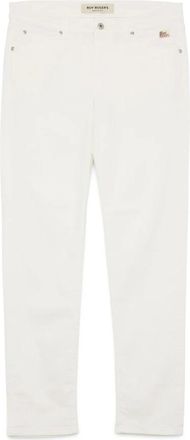 Roy Rogers Witte Slim Fit Broek - Heren - Slim Fit Broeken - Wit - W34 - Katoen - Broeken