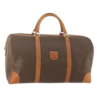 Celine Pre-owned Weekend Bags, female, Brown, Size: ONE SIZE Pre-owned Vintage Boston Bag
