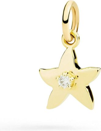 Dodo YELLOW GOLD & WHITE DIAMOND STAR CHARM