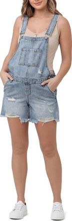 Ripe Denim Short Overalls in Pale Blue at Nordstrom, Size X-Small Au