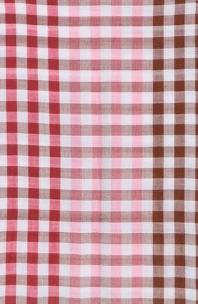 La Fiorentina Checkered Scarf in Pink at Nordstrom Rack