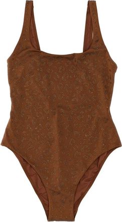 MC2 Saint Barth Dames, Badkleding, Bruin, Maat: S Polyamide