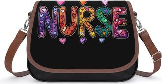 Generic Funny Nurse Crossbody Bags for Women Shoulder Messenger Bag Purse Handbags