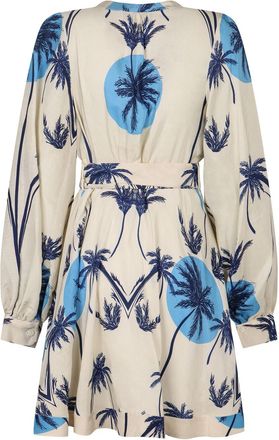 Raquel Diniz Womens Wrap-dress - Ivory Linen - Size EU 40 (Womens)