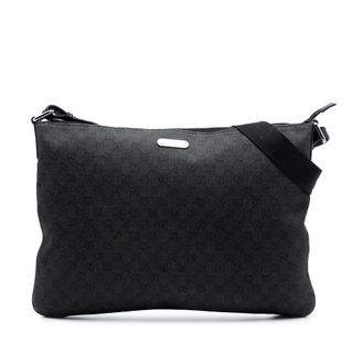 Gucci Tweedehands Gg Denim Schoudertas