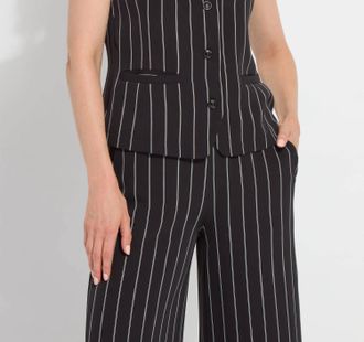 Lyss&eacute; Ava Tailored Vest In Over And Over Line